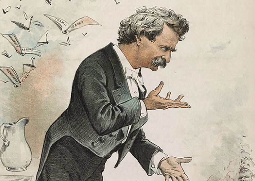 Mark Twain Illustration